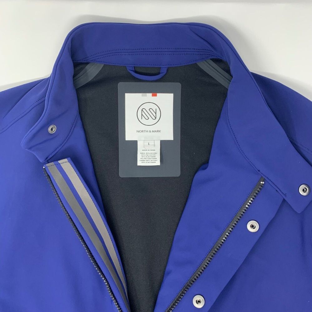 Huckberry North & Mark‎ Bryant Stretch Tech Blue Men's Jacket Size Large - Picture 6 of 8